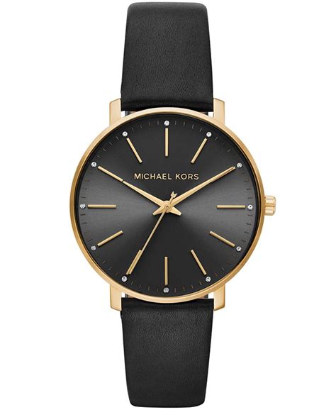 michael kors pyper leather strap watch 38mm|replacement Michael Kors Watch strap.